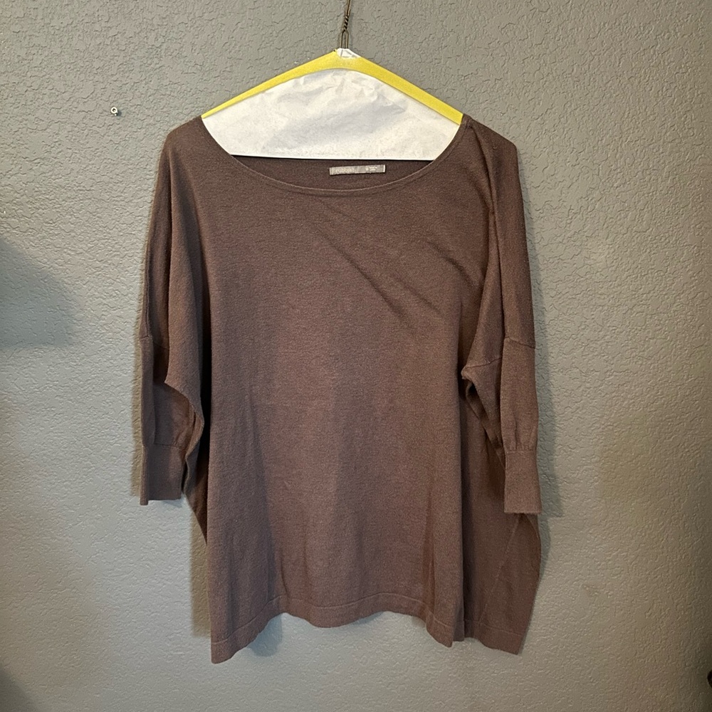 Rubbish mauve loose fitting blouse